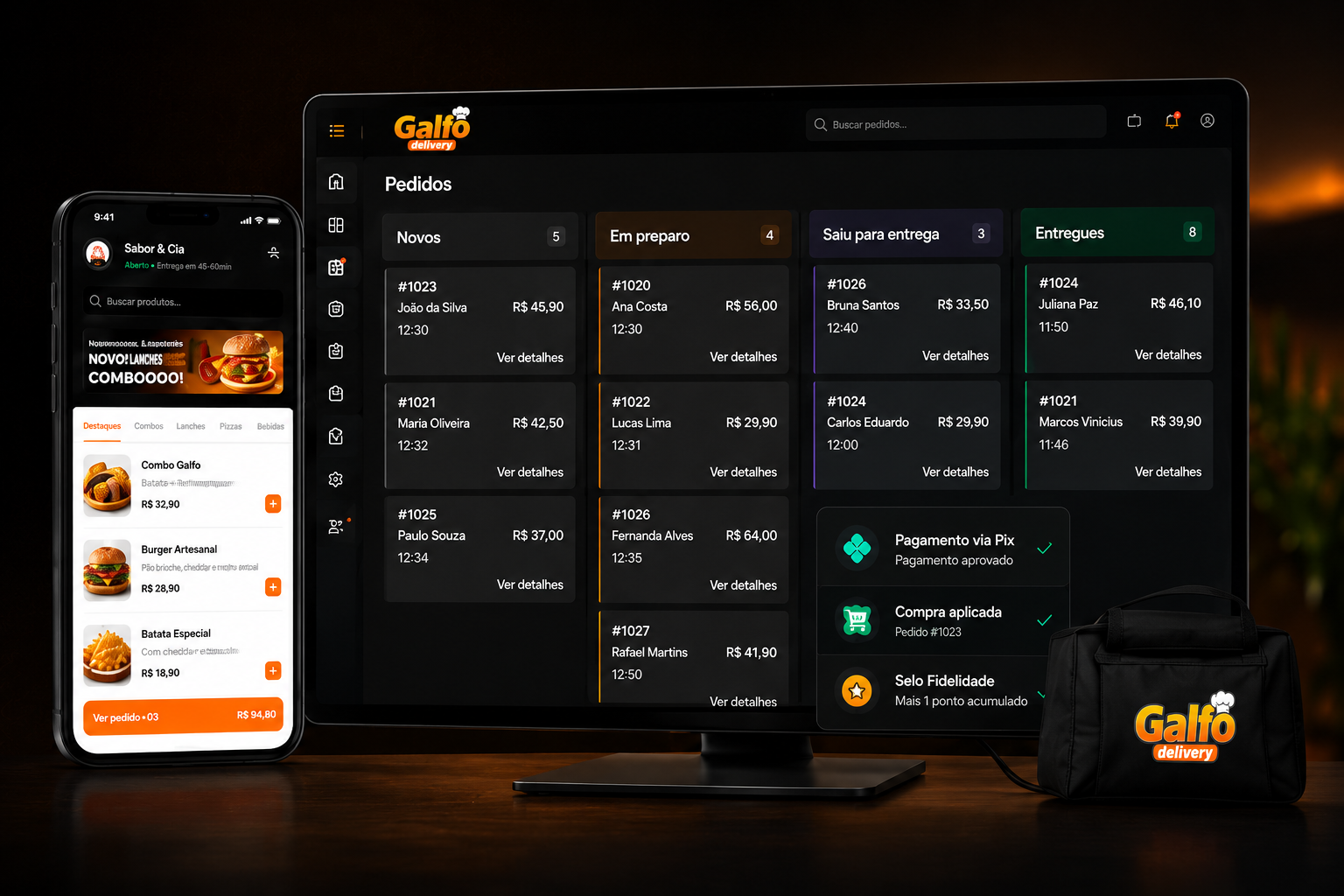 Mockups Galfo Delivery